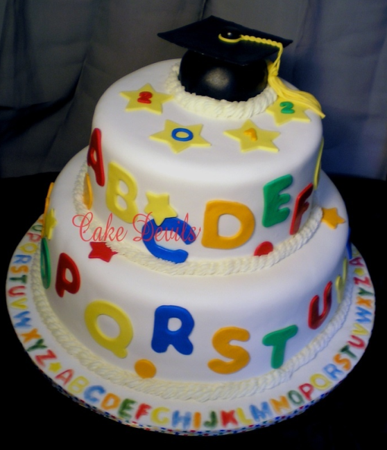 Kindergarten Graduation Cake