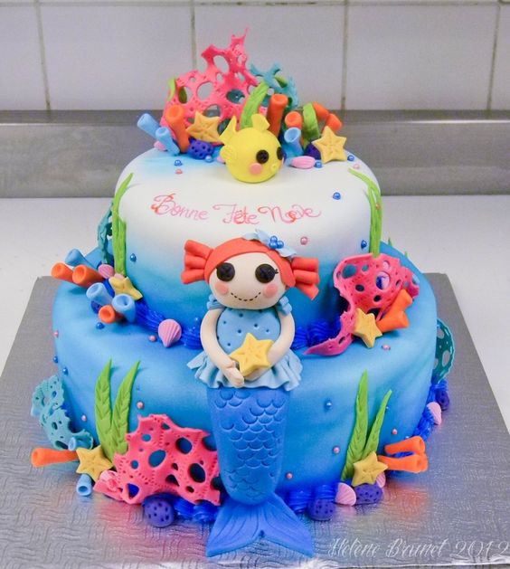 Lalaloopsy Mermaid Cake