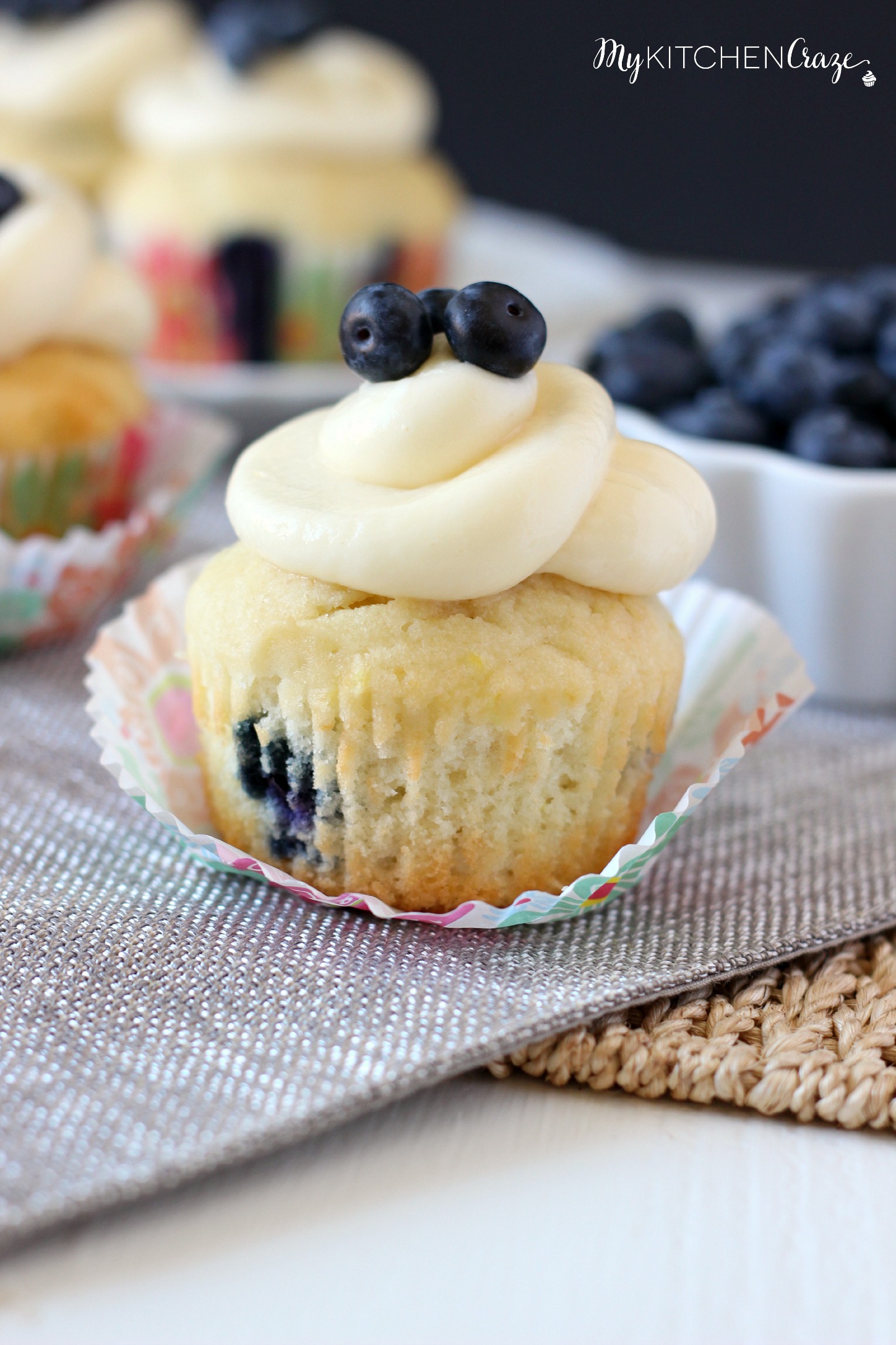 Lemon Blueberry Cupcakes