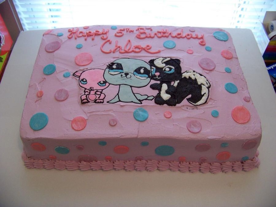 12 The Littest Pet Shop Birthday Cakes Photo Littlest Pet Shop