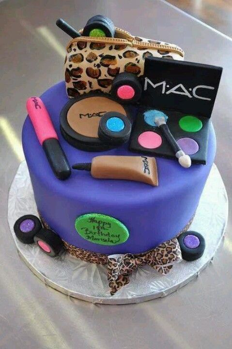 Makeup Birthday Cake Ideas