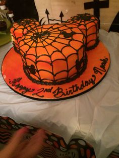 Mickey Mouse Halloween Birthday Cake