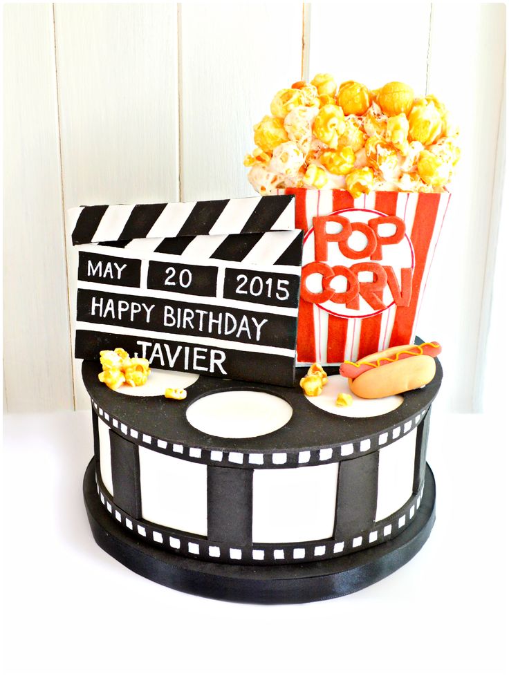 Movie Themed Birthday Party Cake