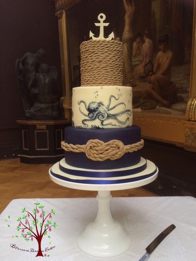 Nautical Wedding Cake