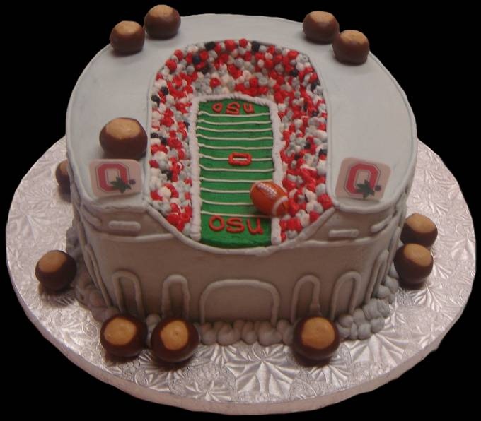 Ohio State Buckeye Happy Birthday Cakes