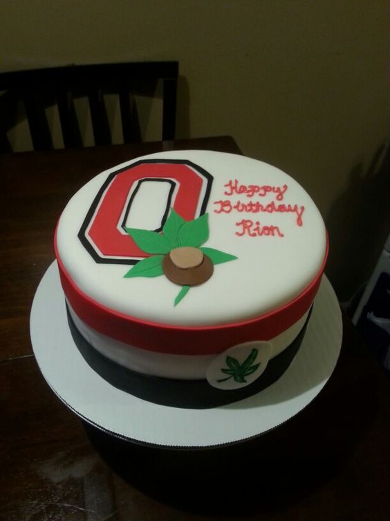 Ohio State Buckeyes Cake Ideas