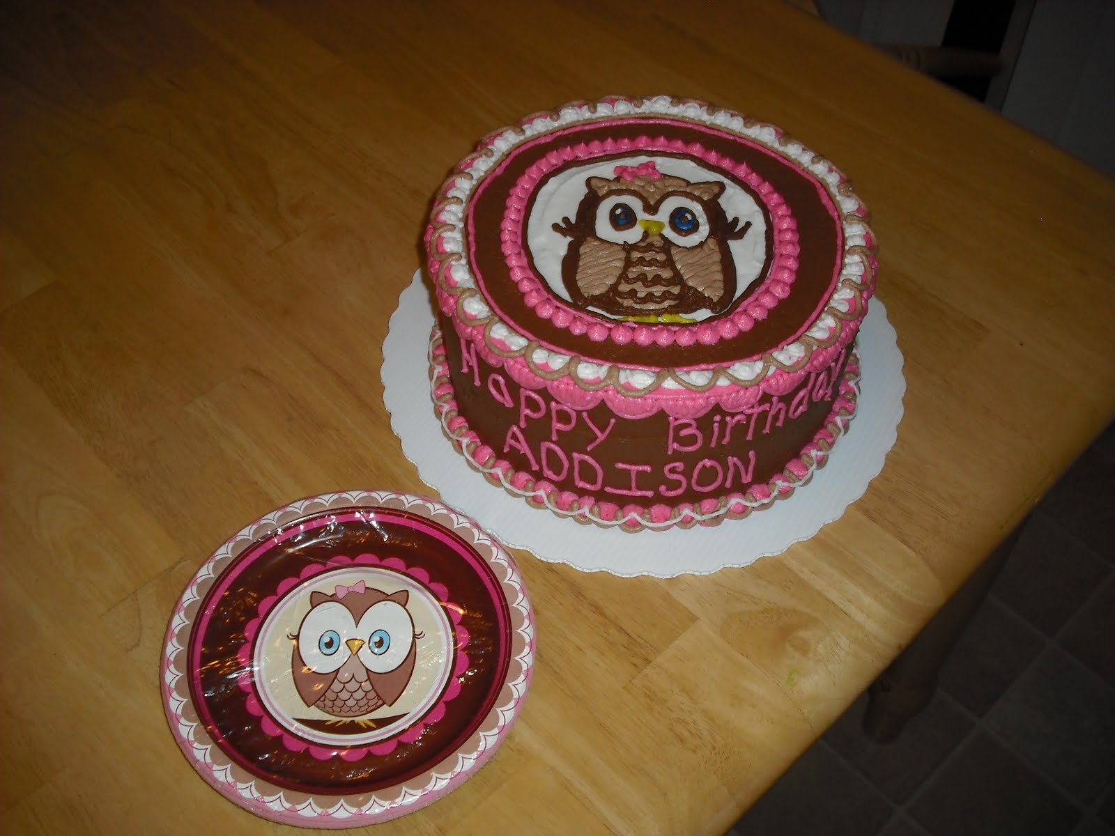 Owl Birthday Cake Ideas