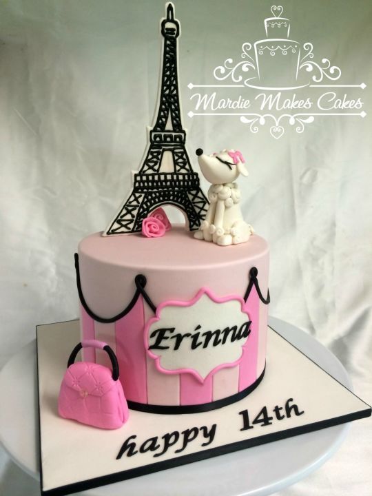 Paris Eiffel Tower Cake