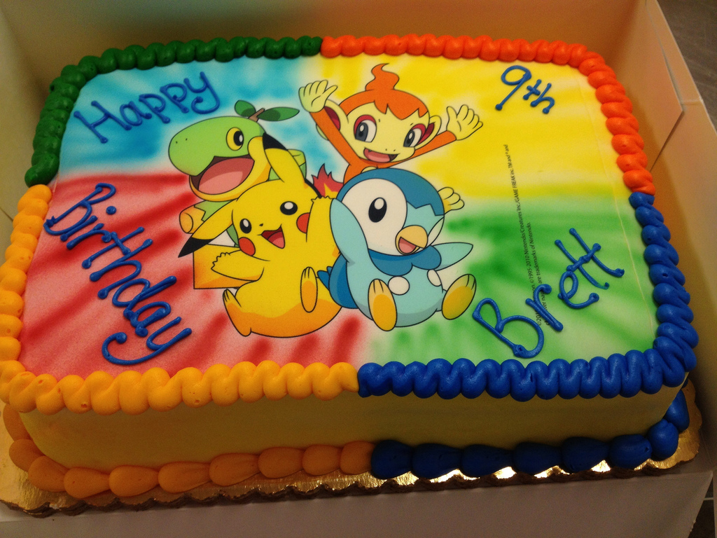 Pokemon Birthday Cake