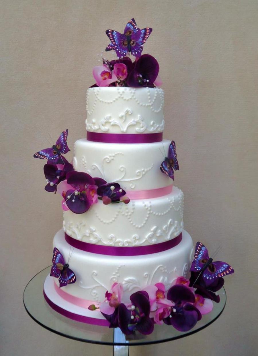 11 Photos of Purple Themed 6 Inch Cakes