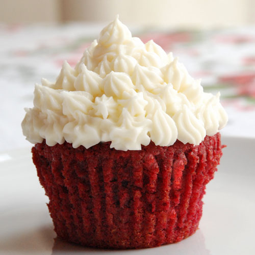 Red Velvet Cupcakes with Cream Cheese Frosting