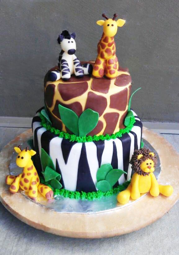 Safari Birthday Cake