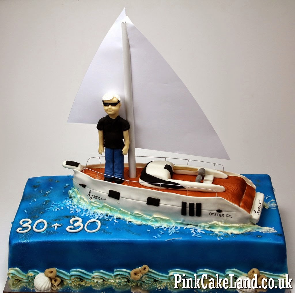 Sailing Boat Birthday Cake