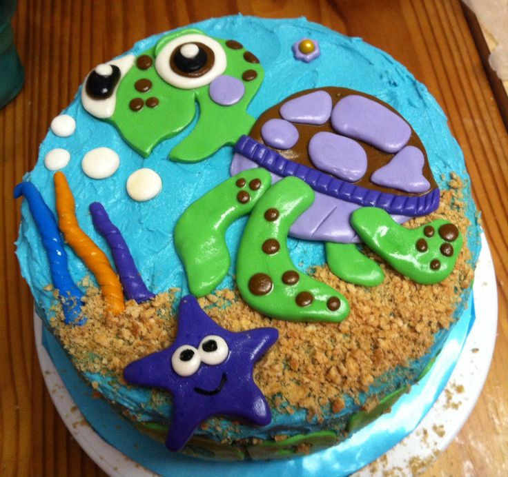 Sea Turtle Birthday Cake Ideas