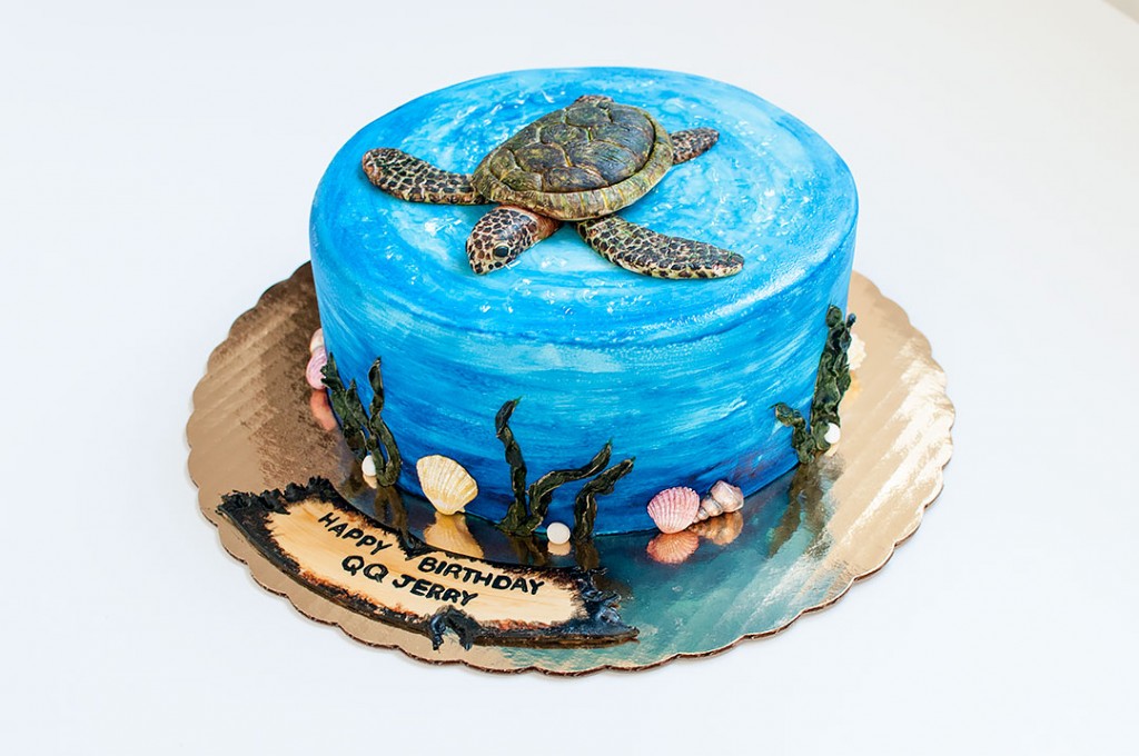 Sea Turtle Cake