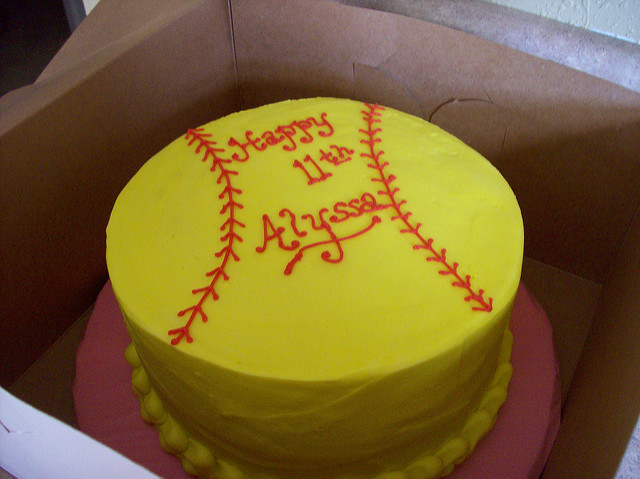 Softball Cake Ideas