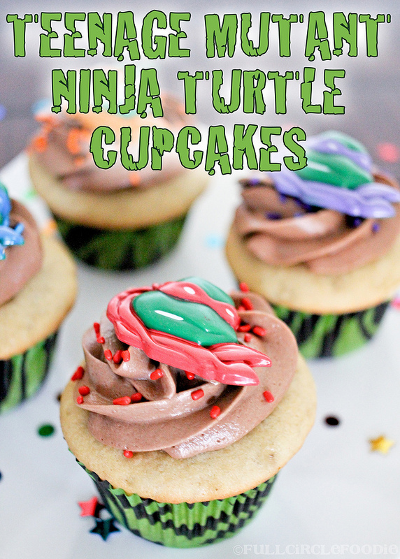 Teenage Mutant Ninja Turtle Cupcakes