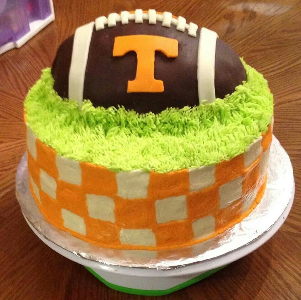 Tennessee Vols Football Birthday Cake