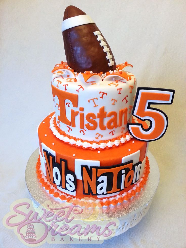 Tennessee Vols Football Birthday Cake