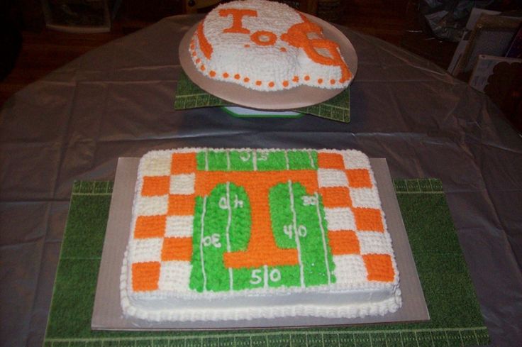 Tennessee Vols Football Birthday Cake