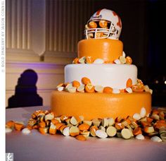 Tennessee Vols Wedding Cake