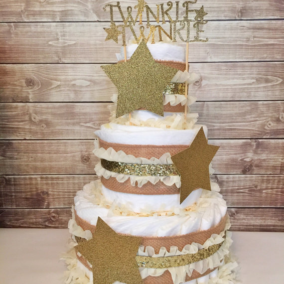 Twinkle Twinkle Little Star Diaper Cake