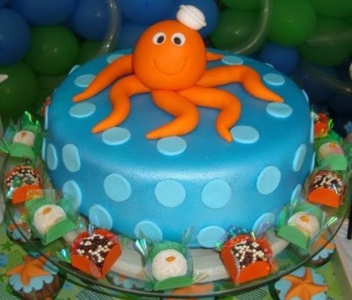 Under the Sea Baby Shower Cake Idea