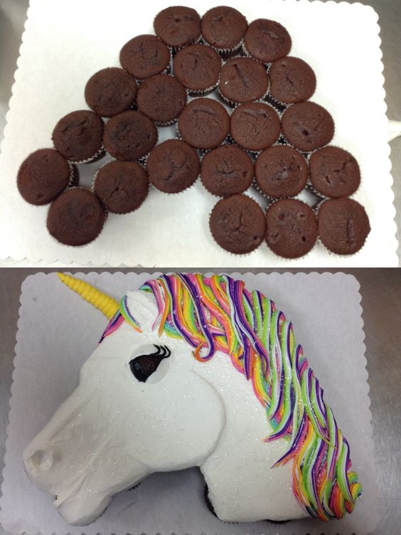 Unicorn Cupcake Cake