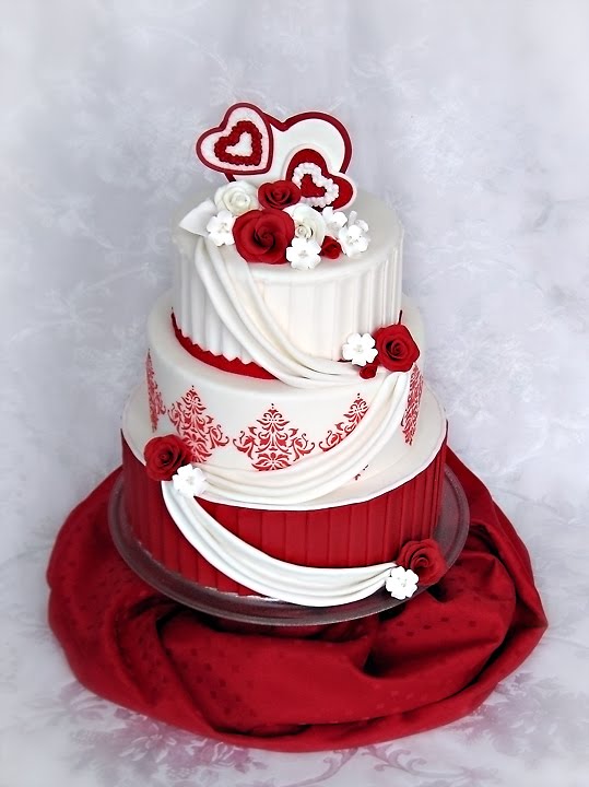 10 Photos of Wedding Wedding Cakes For Valentine