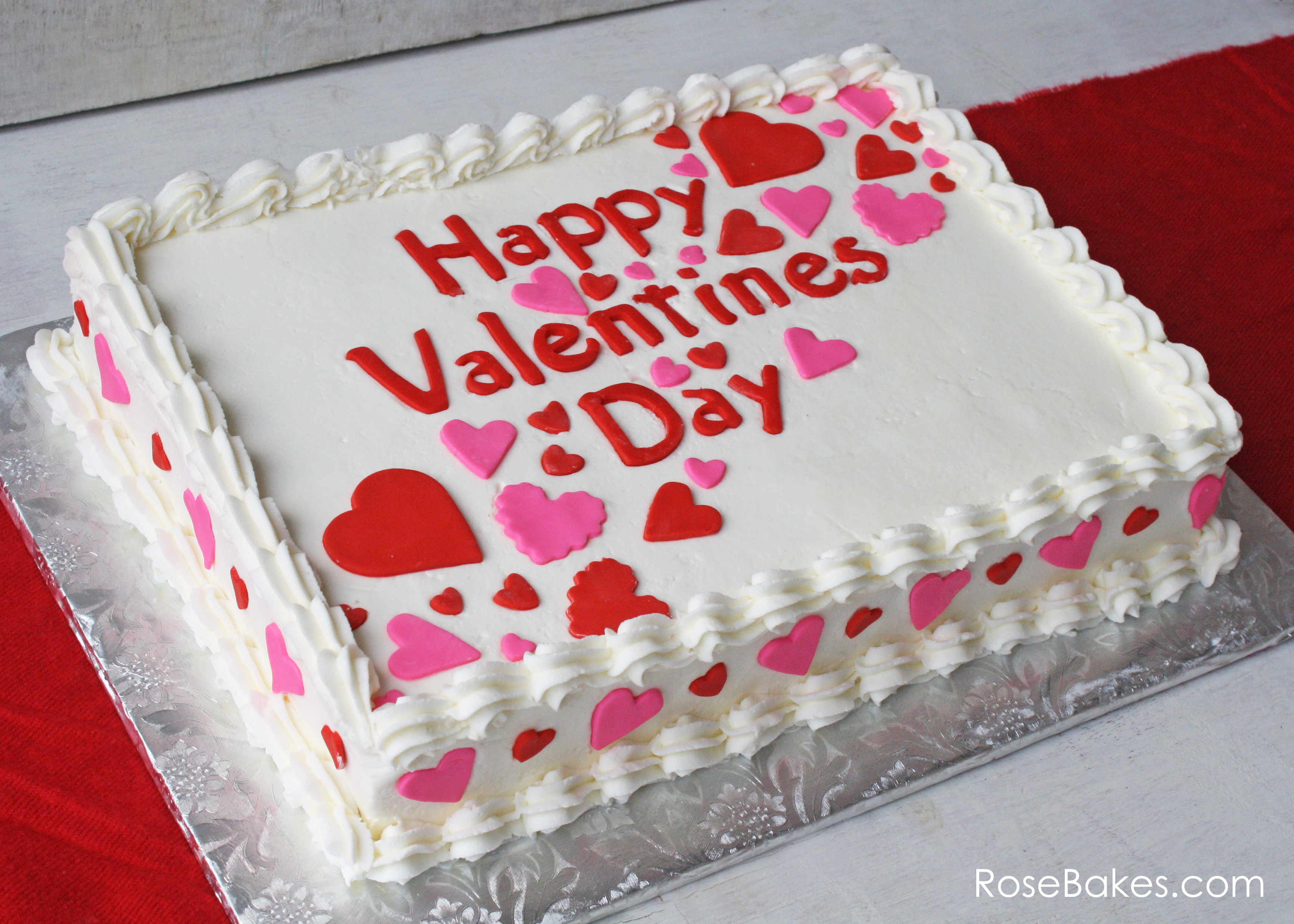 7 Photos of Valentine Sheet Cakes