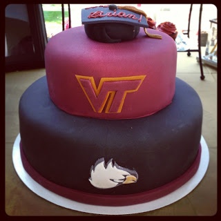 5 Photos of Virginia Tech Graduation Cakes