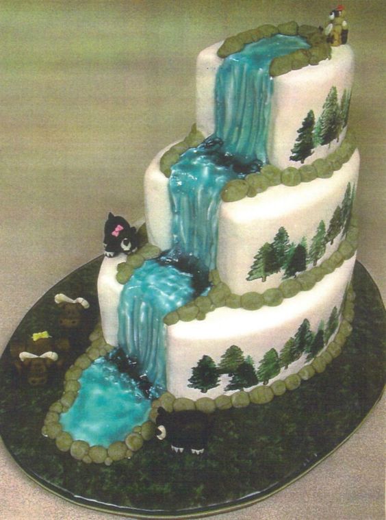 Waterfall Cake