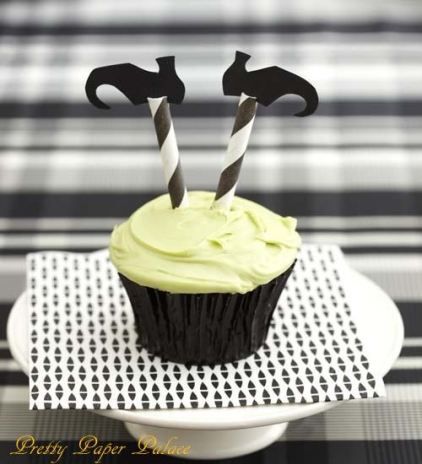 Witch Feet Cupcake Toppers