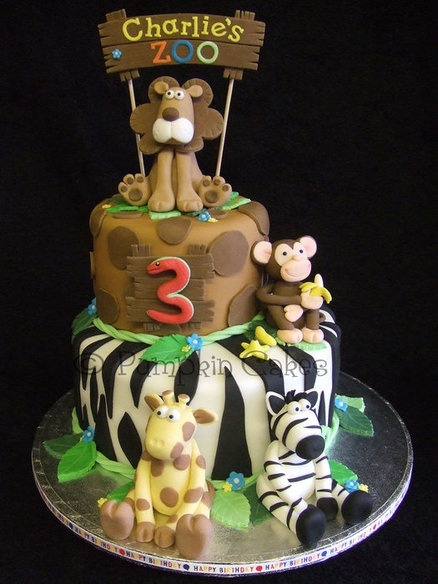 Zoo Birthday Cake Ideas