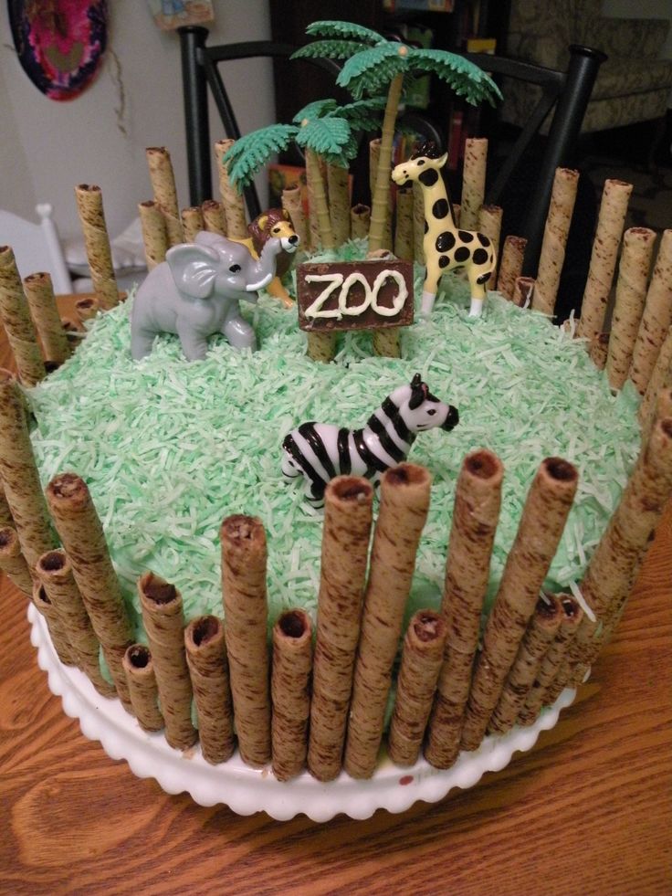 Zoo Birthday Cake Ideas