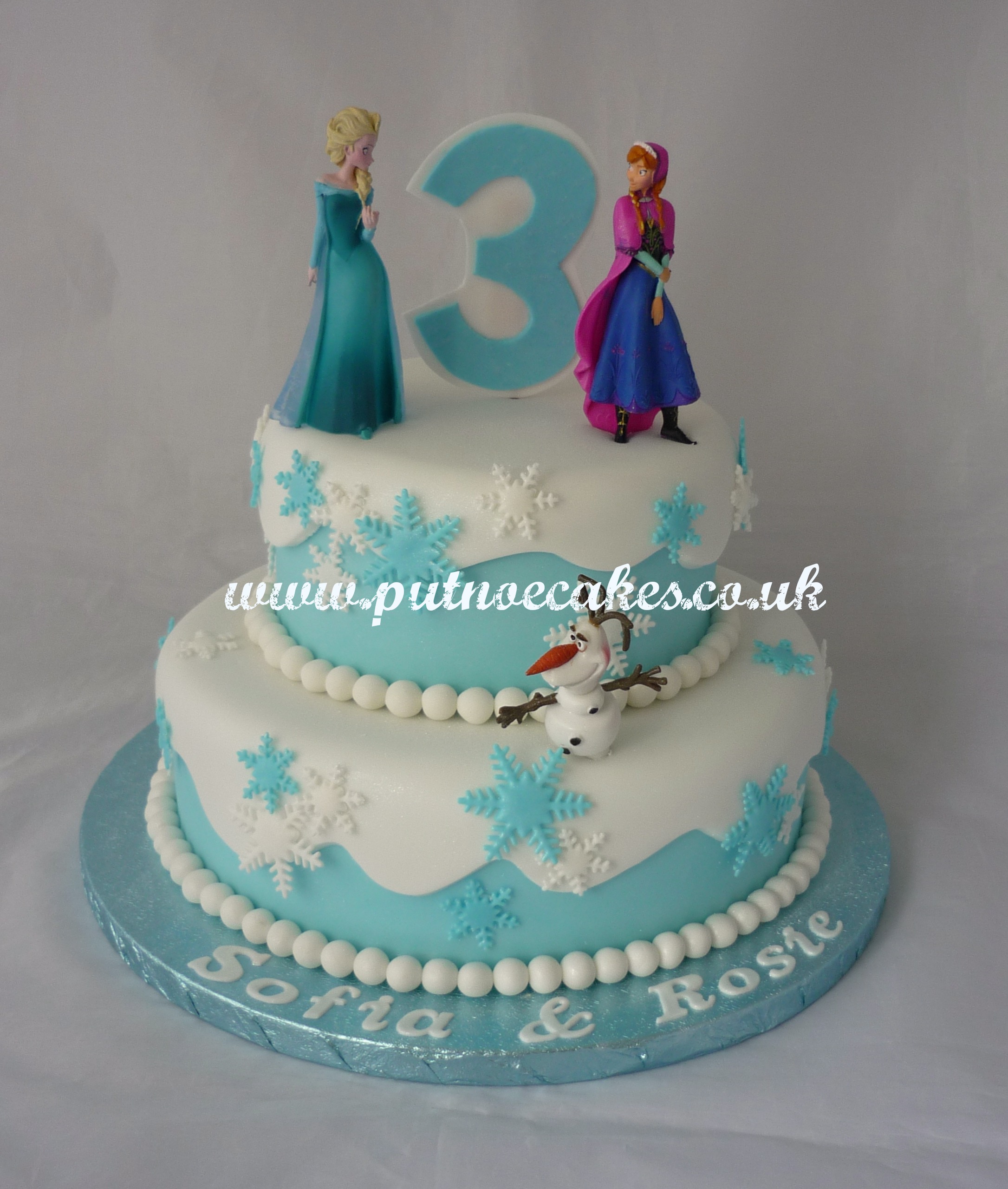 2 Tier Birthday Cake Frozen