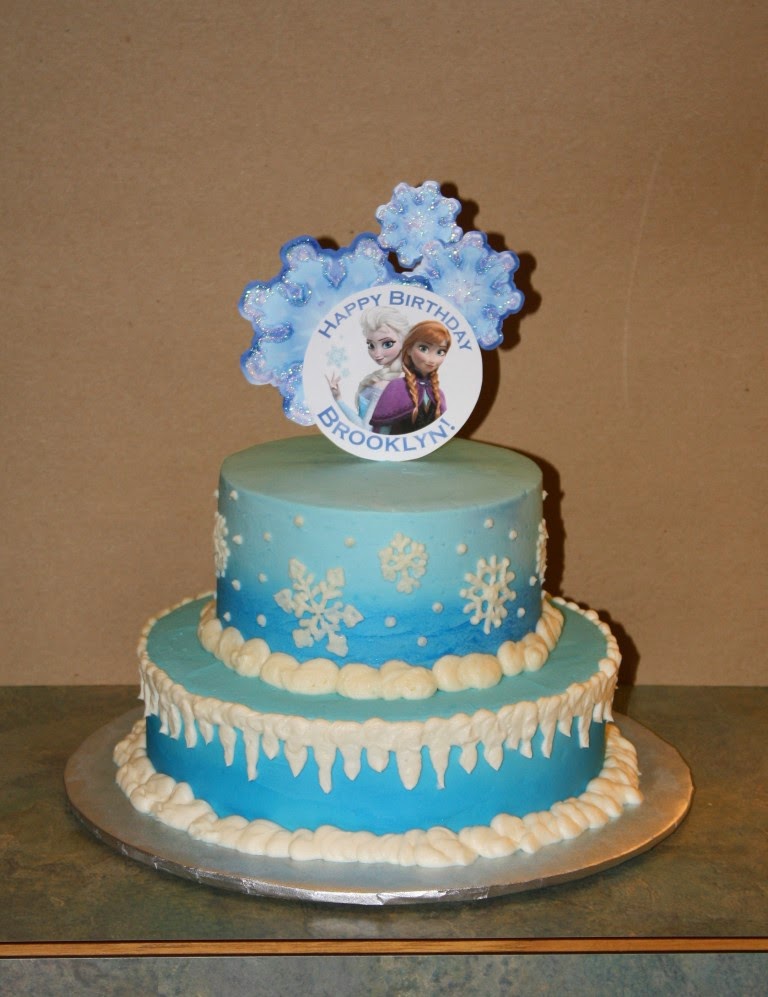 2 Tier Birthday Cake Frozen