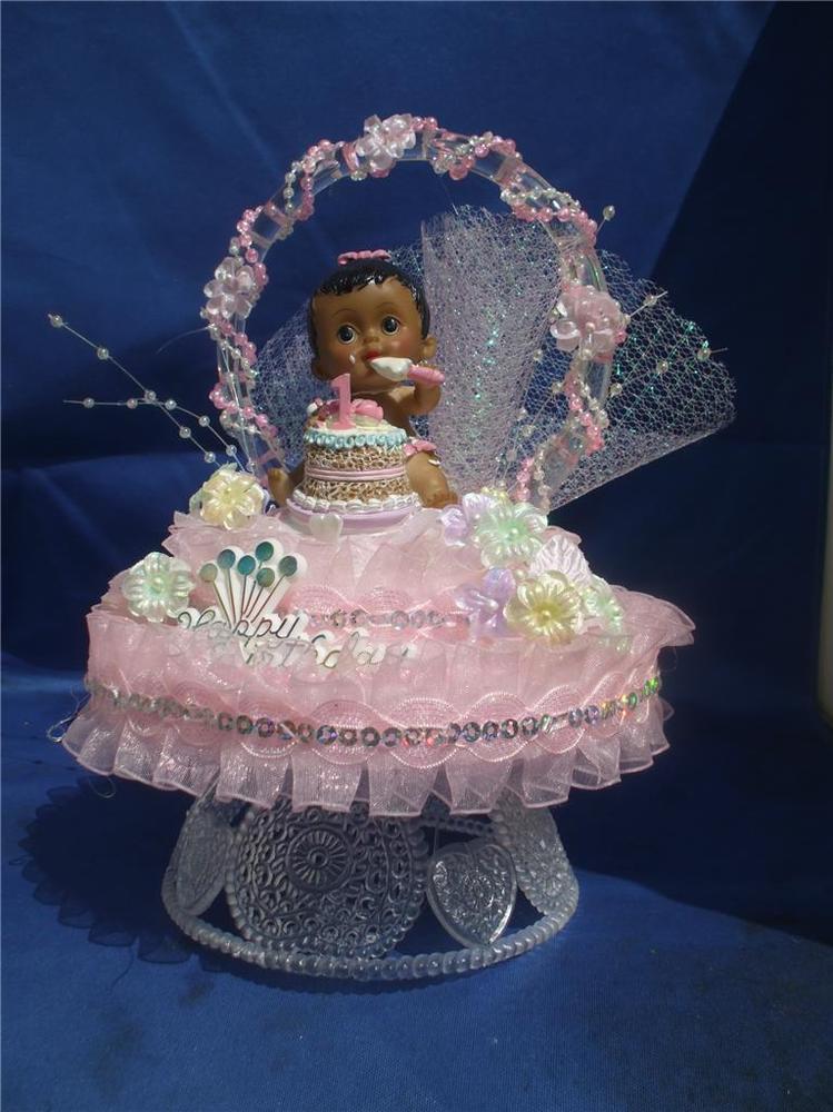 African American Girl Birthday Cake