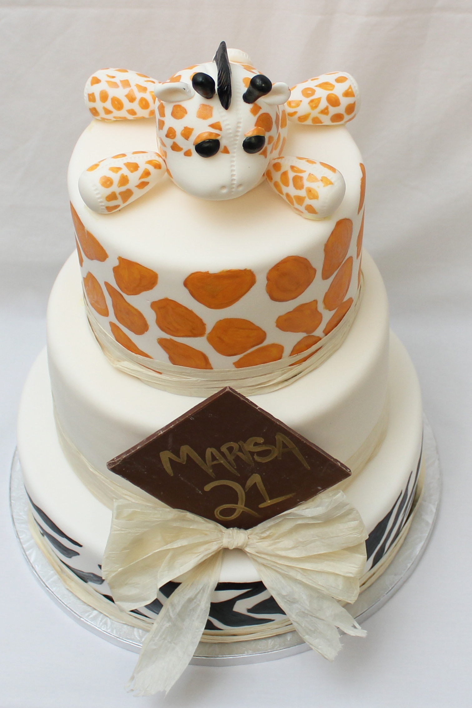 African Themed Birthday Cake