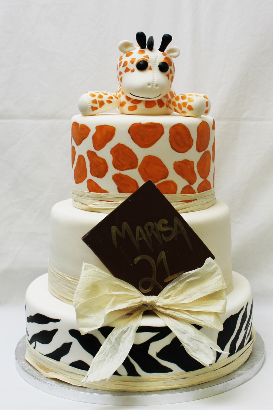 African Themed Birthday Cake