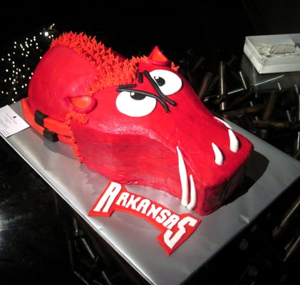 Arkansas Razorbacks Birthday Cake