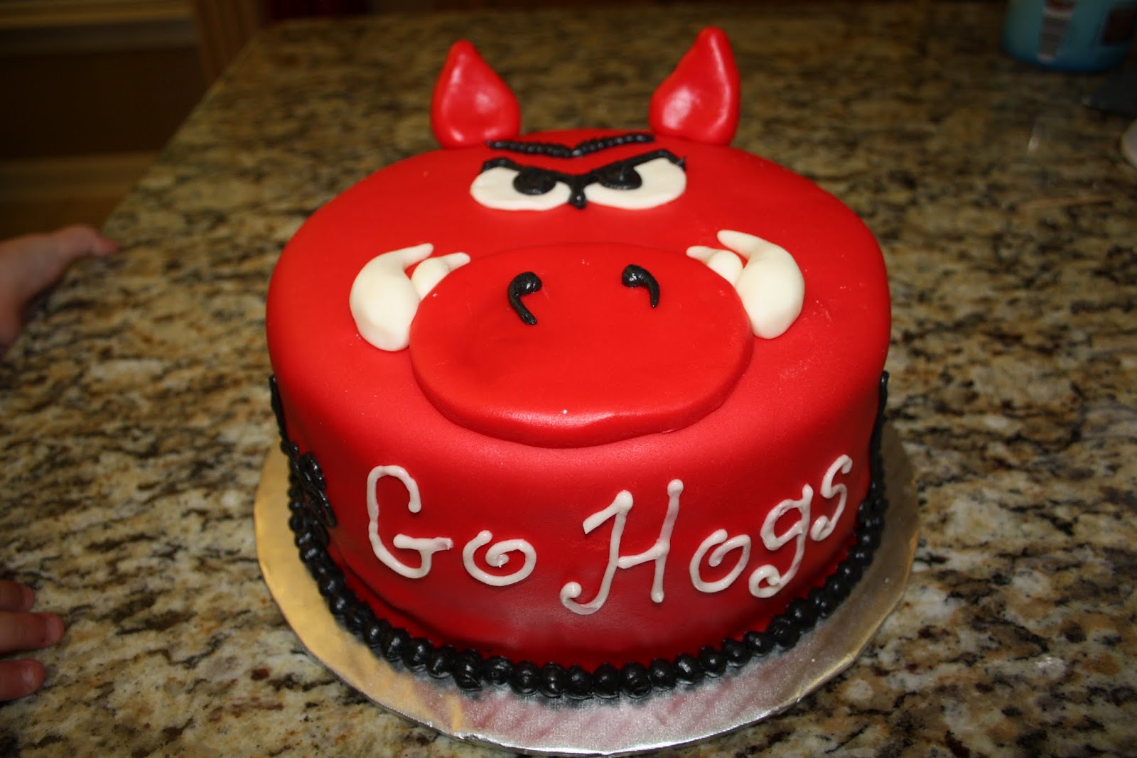 Arkansas Razorbacks Cake