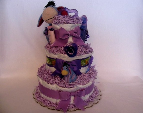 Baby Shaped Diaper Cake