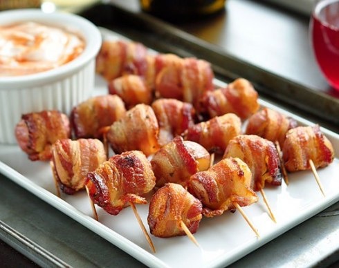 Bacon Wrapped Potato Bites