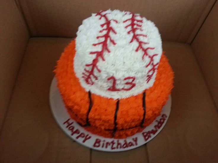 Baseball and Basketball Cakes