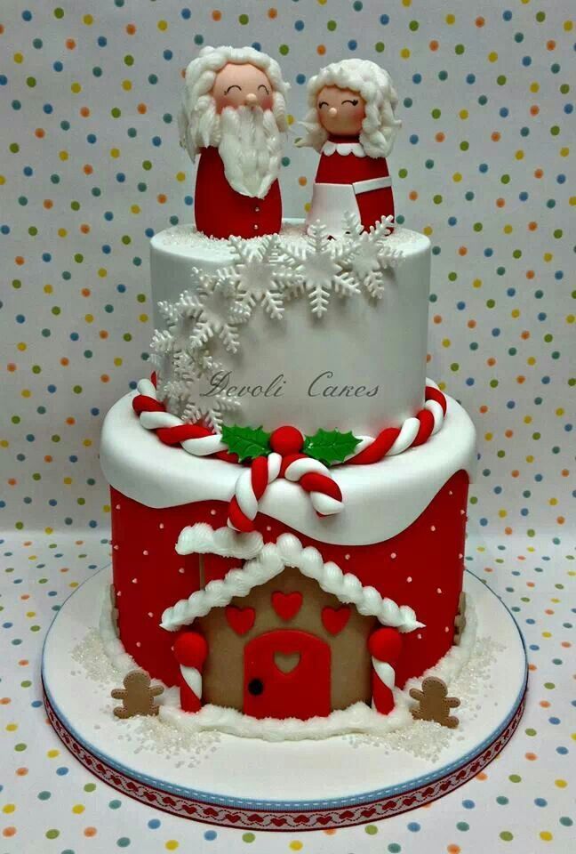 Beautiful Christmas Cake