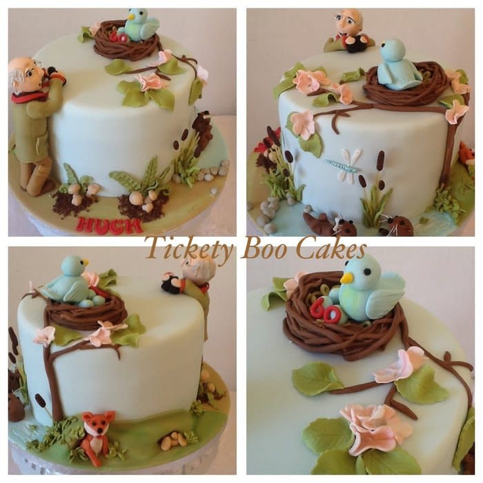 Bird Watcher Birthday Cake