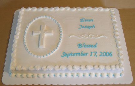 5 Photos of Buttercream Sheet Communion Cakes