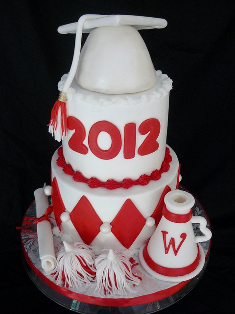 Cheerleading Graduation Cake