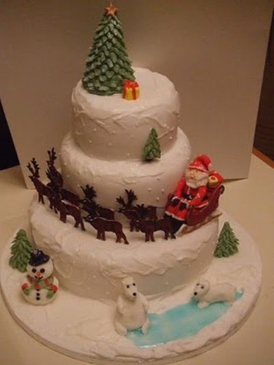 Christmas Cake Design